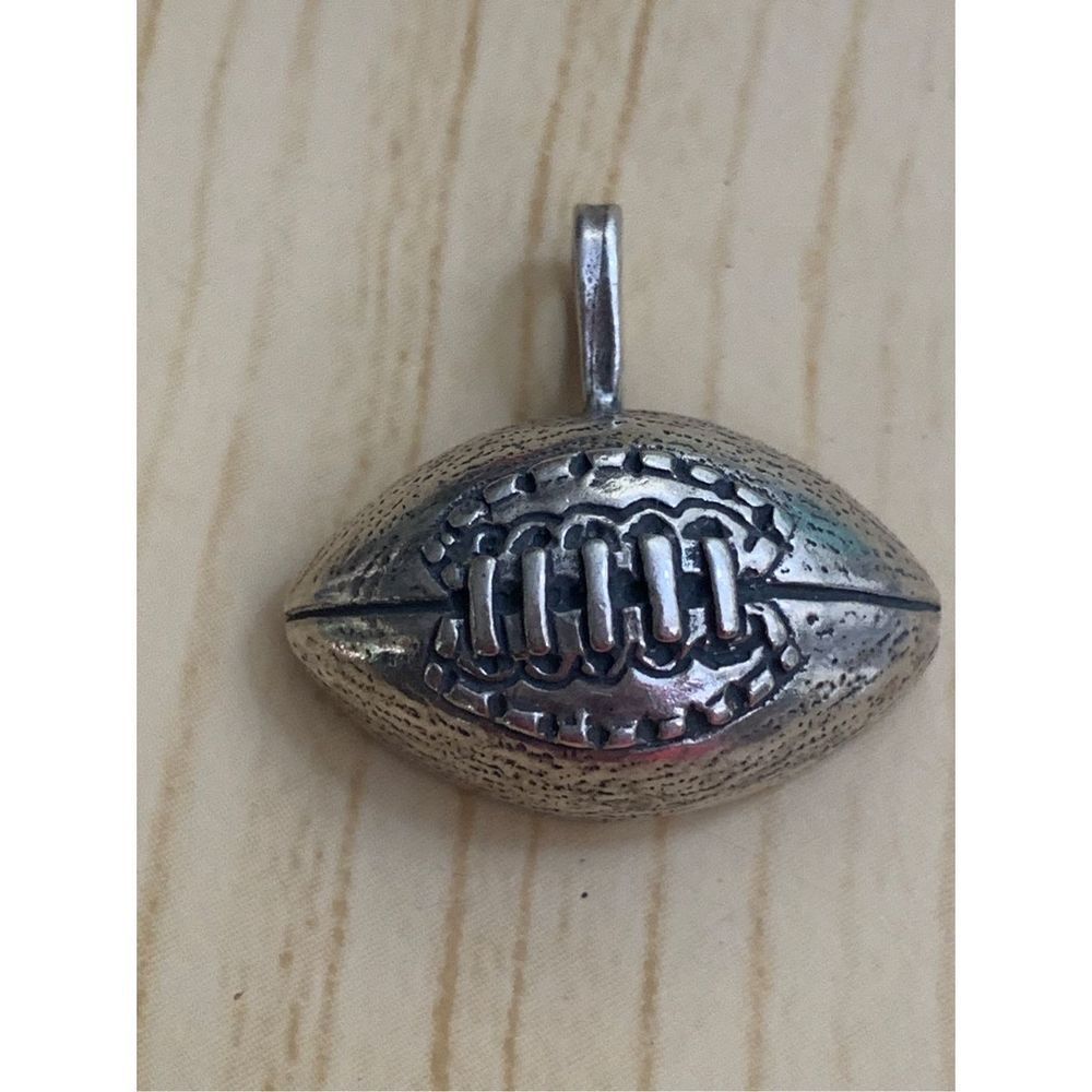 .925 Football Sterling Silver Jewelry Charm #sports #football